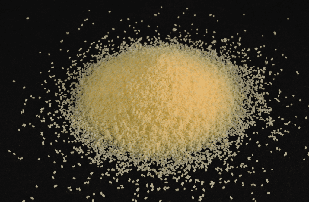 Chemical foaming agent yellow micro-pellets